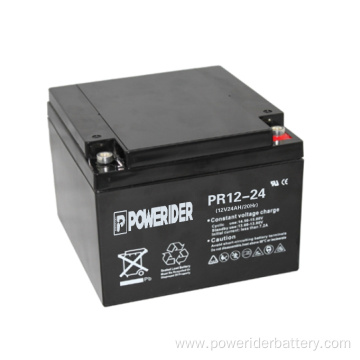 12v 24ah lead acid ups battery